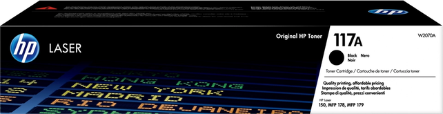 Original Toner HP 117A Zwart W2070A KORTING Original Toner HP 117A Zwart W2070A KORTING
