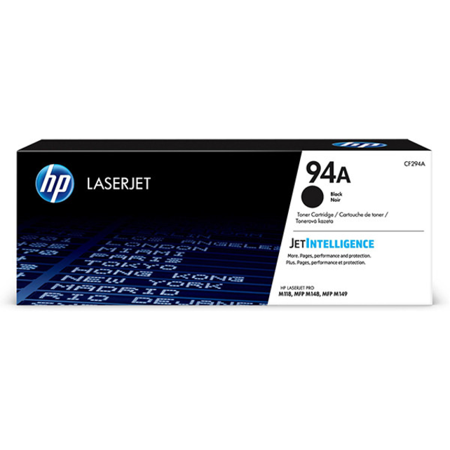 Original Toner HP 94A Zwart CF294A KORTING Original Toner HP 94A Zwart CF294A KORTING