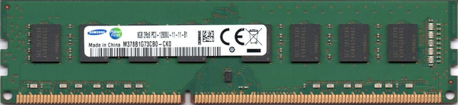 Samsung  8GB  DDR3  12800U  M378B1G73QH0-CK0