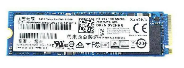 SanDisk 256GB SSD A400 NVMe