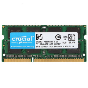 Crucial 8GB DDR3L 1.35V 1600MHz