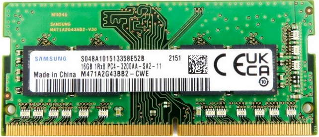 Samsung 16GB 3200Mhz DDR4-SODIMM M471A2G43BB2-CWE