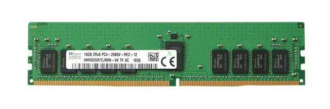 SKhynix 16GB DDR4 ECC 2666V  HMA82GR7CJR8N-VK