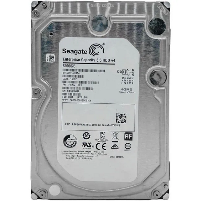 Seagate 6TB 3.5" SAS ST6000NM0014