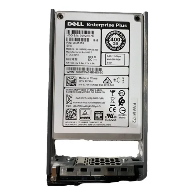 DELL 400GB SSD SAS 2.5" HUSMM3240ASS200