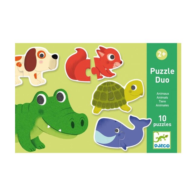 Djeco Puzzel - Duo dieren (2+)