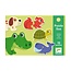 Djeco Puzzel - Duo dieren groen (2+)