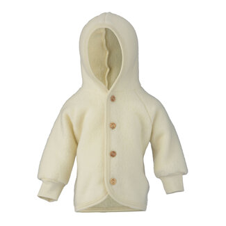 Engel Wolfleece jas - Wit