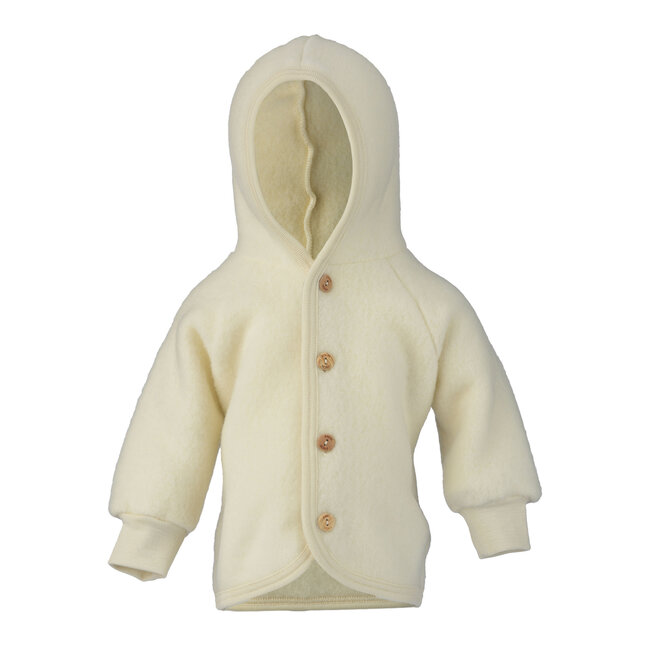 Engel Wolfleece jas - Wit