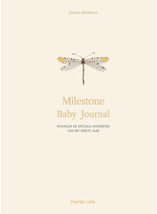Milestone baby journal