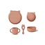 Liewood Vivi silicone set - Cat rose