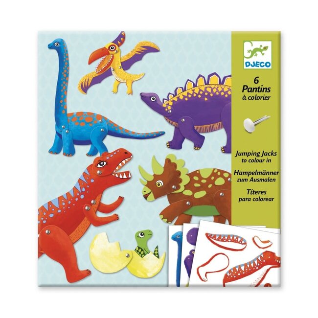 Djeco Marionetten knutselset - Dino´s