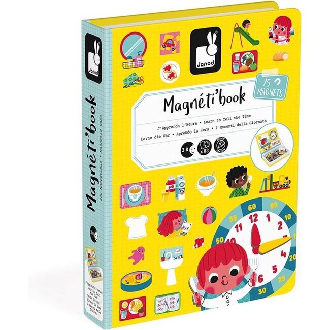 Janod Magnetibook - Klok kijken