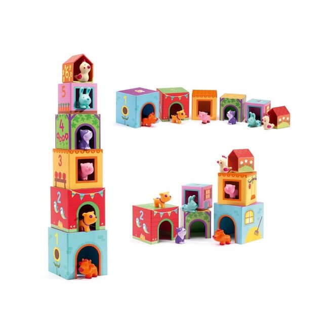 Djeco Topanifarm - Dierentoren (18m+)