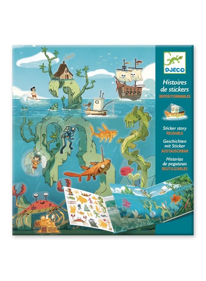 Stickerboek-stickerverhaal - De Zee