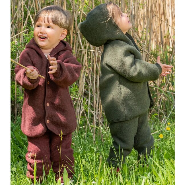 Engel Wolfleece jas - Kaneel