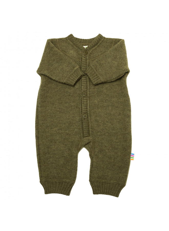 Jumpsuit wolfleece - Moss melange