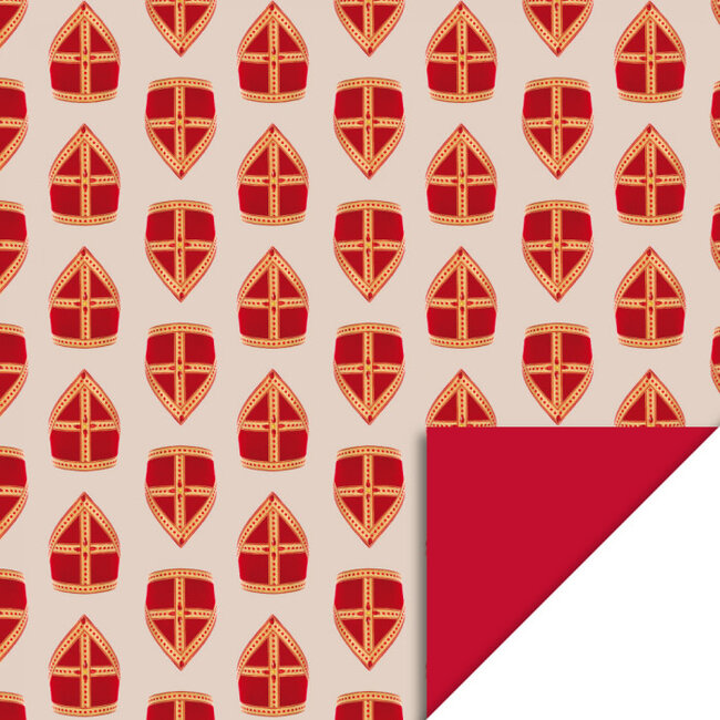 Inpakken in sint cadeaupapier
