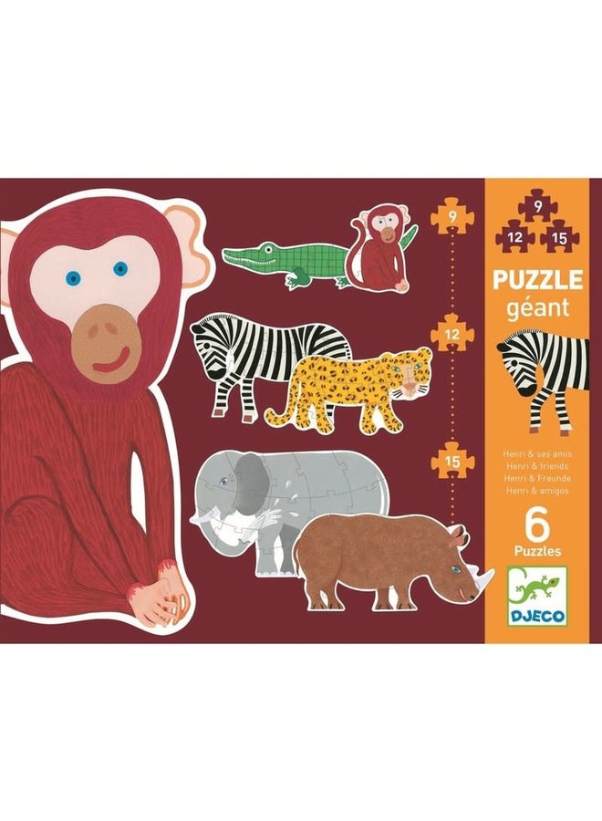 Puzzel - Dieren (6 puzzels)