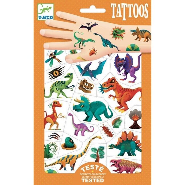 Djeco Tattoos - Dino club