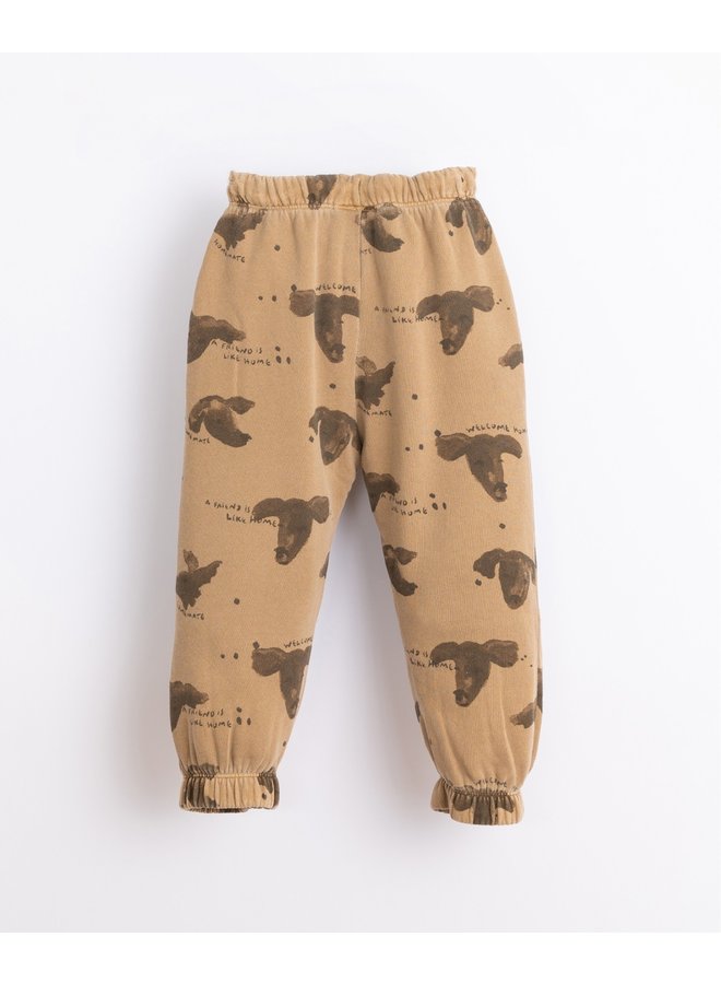 Printed Fleece Trousers paper