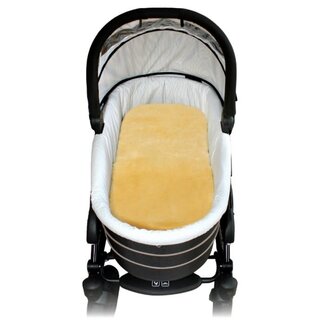 Heitmann Felle Schapenvacht medicinaal gelooid inlegger kinderwagen/wieg (73x33)