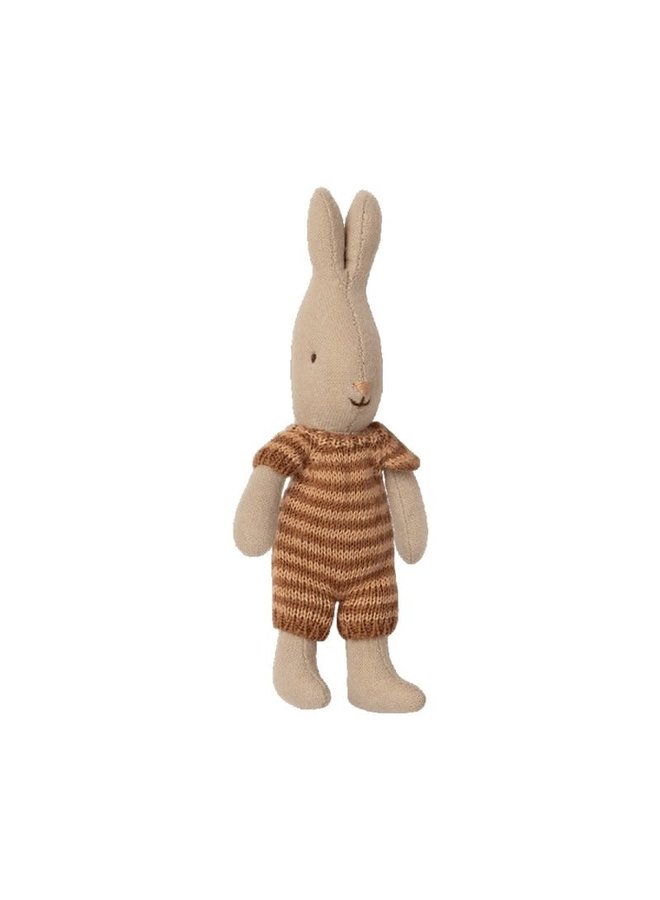 Micro rabbit in Knitted Suit – Brown