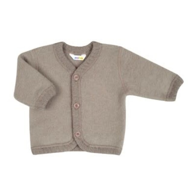 Joha Wolfleece vest - Sesam melange