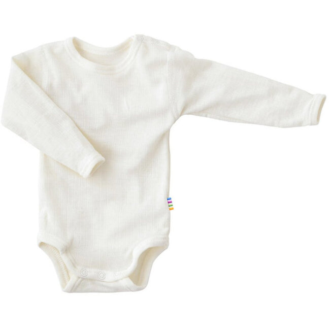 Joha Romper wol lange mouwen - Naturel