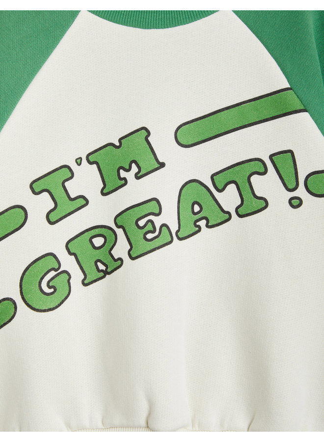 I am great SP sweatshirt green
