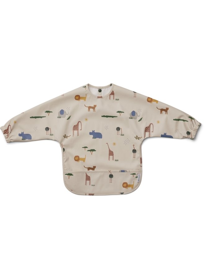 Merle cape bib - Safari sandy mix