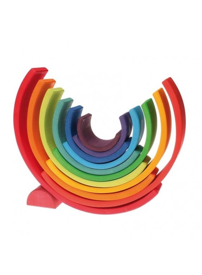 Grote regenboog gekleurd 38cm