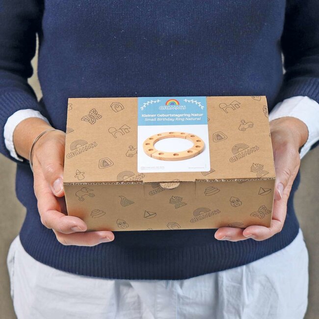 Grimm's Verjaardagsring klein - Naturel