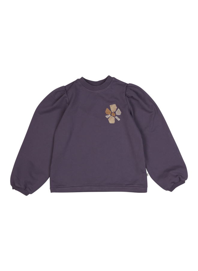 Sweater with pufy sleeves - Lavender