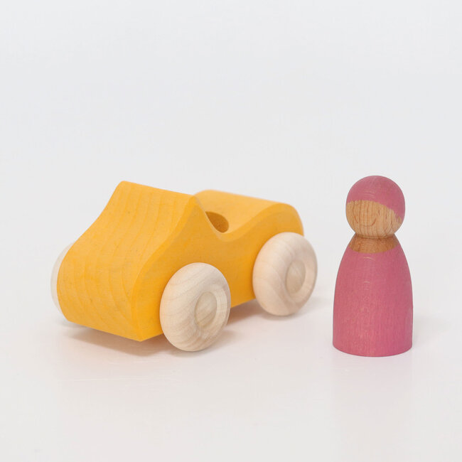 Grimm's Auto klein - Geel