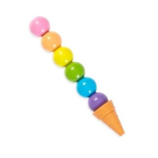 Ooly Rainbow Scoops Stacking Erasable Crayons + Scented Eraser