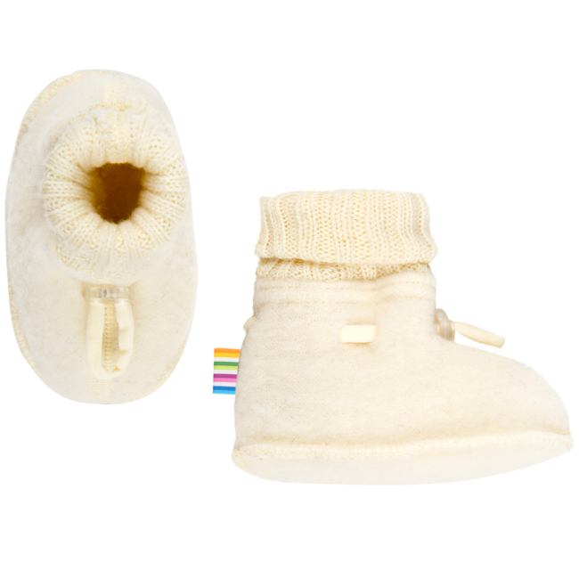 Joha Slofjes wolfleece - Naturel