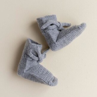 HVID Booties - Wollen slofjes grey melange