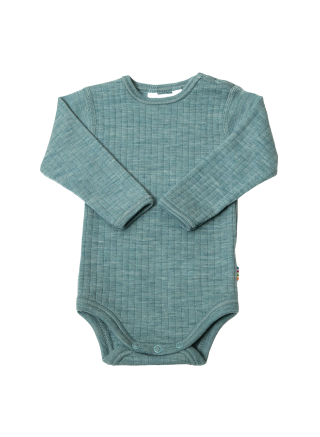 Romper wol - Aqua melange