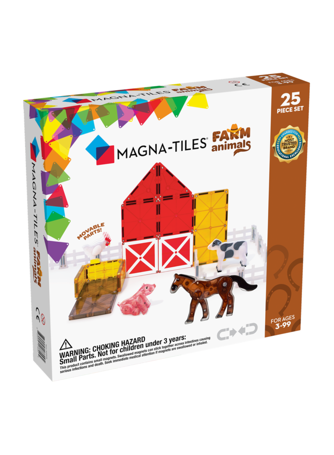 MagnaTiles farm animals set 25 stuks