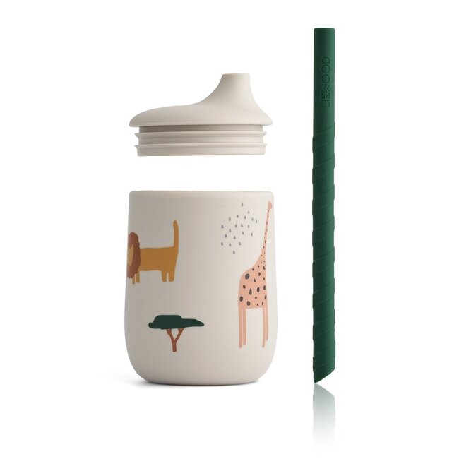 Liewood Ellis sippy cup -  Safari sandy mix