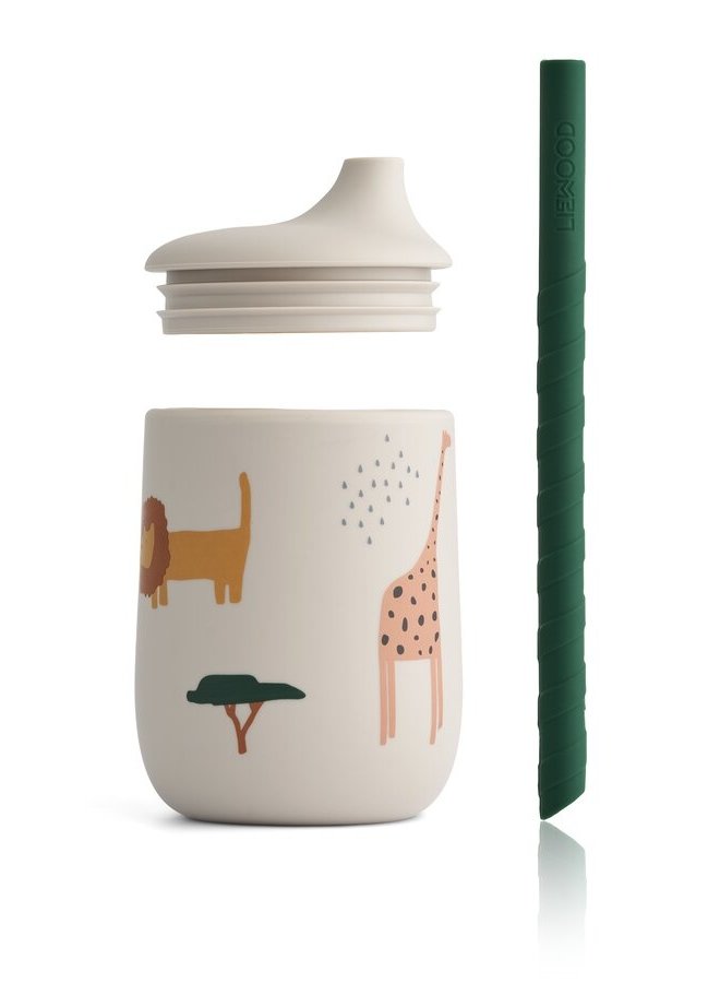 Ellis sippy cup -  Safari sandy mix