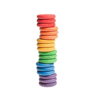 Grapat 18 schijfjes, 6 kleuren
