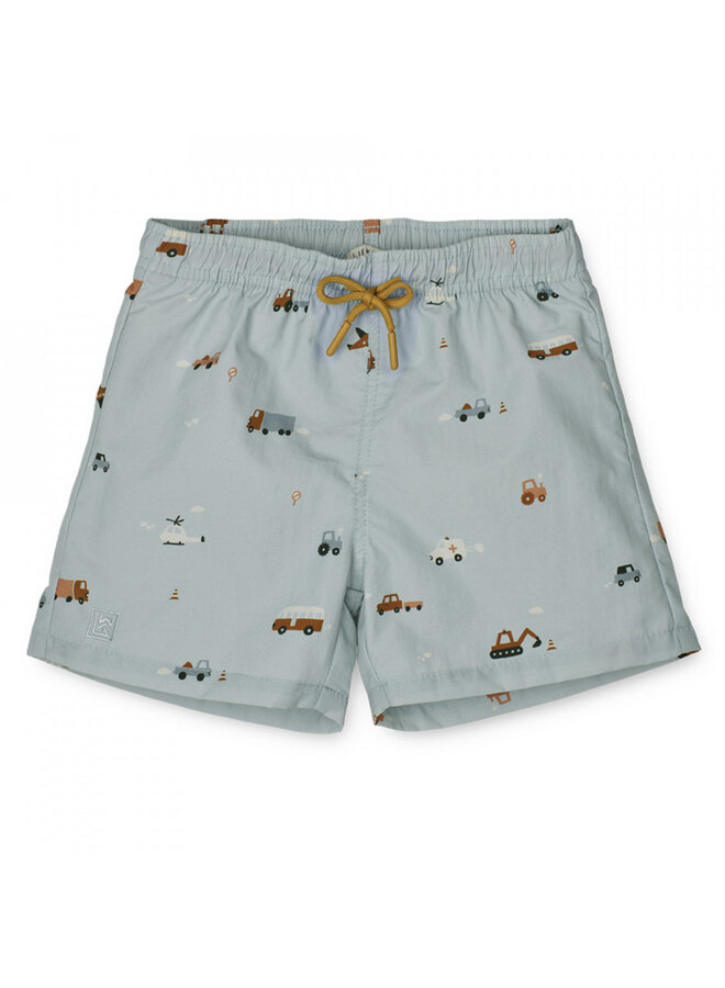 Duke board swimshorts - Vehicles / Dove blue