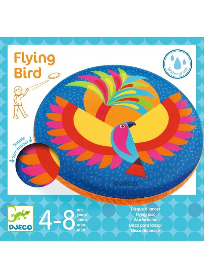 Werpschijf/frisbee flying bird