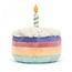Jellycat Amuseables Rainbow Birthday Cake