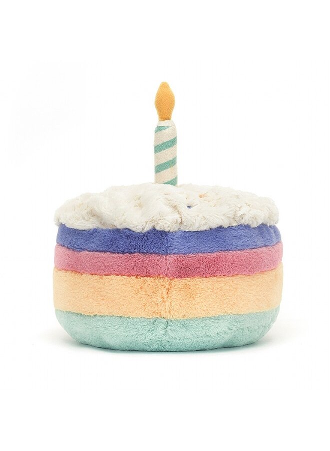 Amuseable Rainbow Birthday Cake