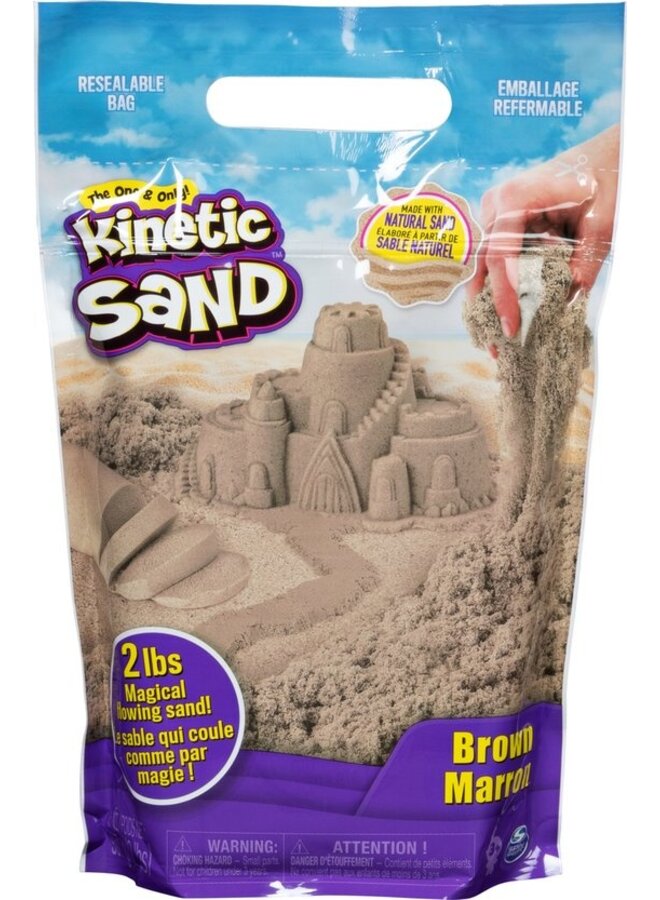 Kinetic sand bruin - 907 gram (in zak)