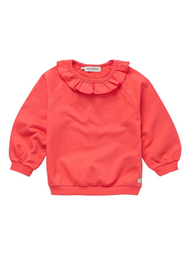 Loose fit girls Sweatshirt Raspberry pink