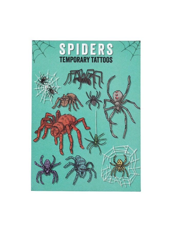 Temporary tattoos - Spiders